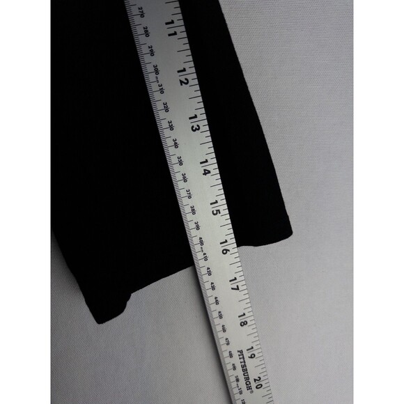 Eileen Fisher Blouse Womens L Black Minimalist Rayon Blend Solid Oversized - Picture 5 of 10